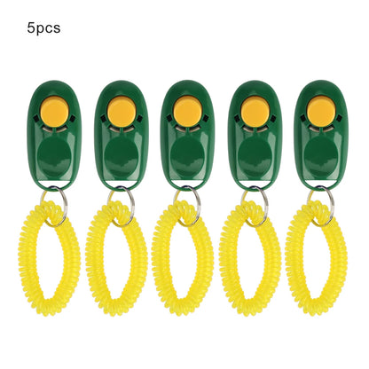 5pcs Dog Clicker Toys Pet Tranining Clicker Obedience Dog Cat Training Trainer