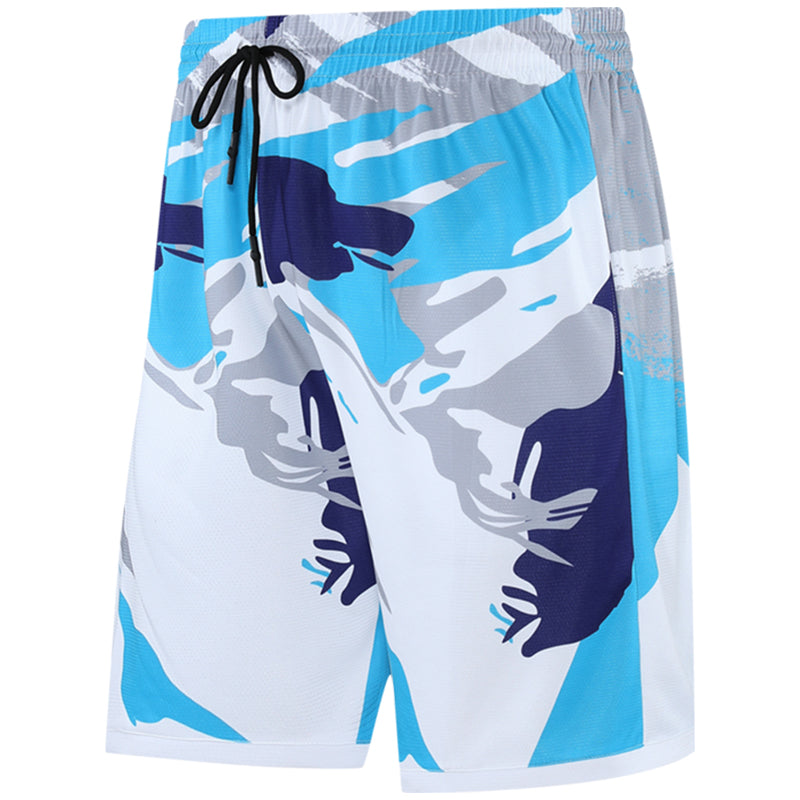 Factory Wholesale Men Loose Fit Sport Shorts OEM Camouflage Basketball Shorts
