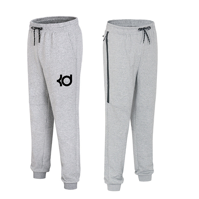 Wholesale Customized Basketball Training Pants Men'S Spring and Autumn Thin Zipper Cotton Casual Pants