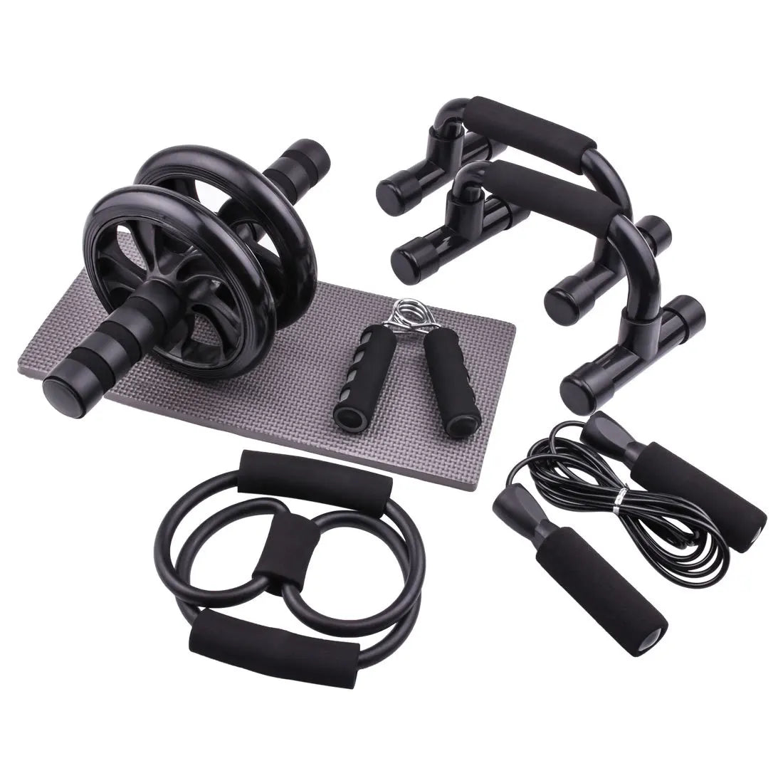 Home Office Fitness Gym Abdominal Stomach Exercises Equipment Training Muscle Wheel