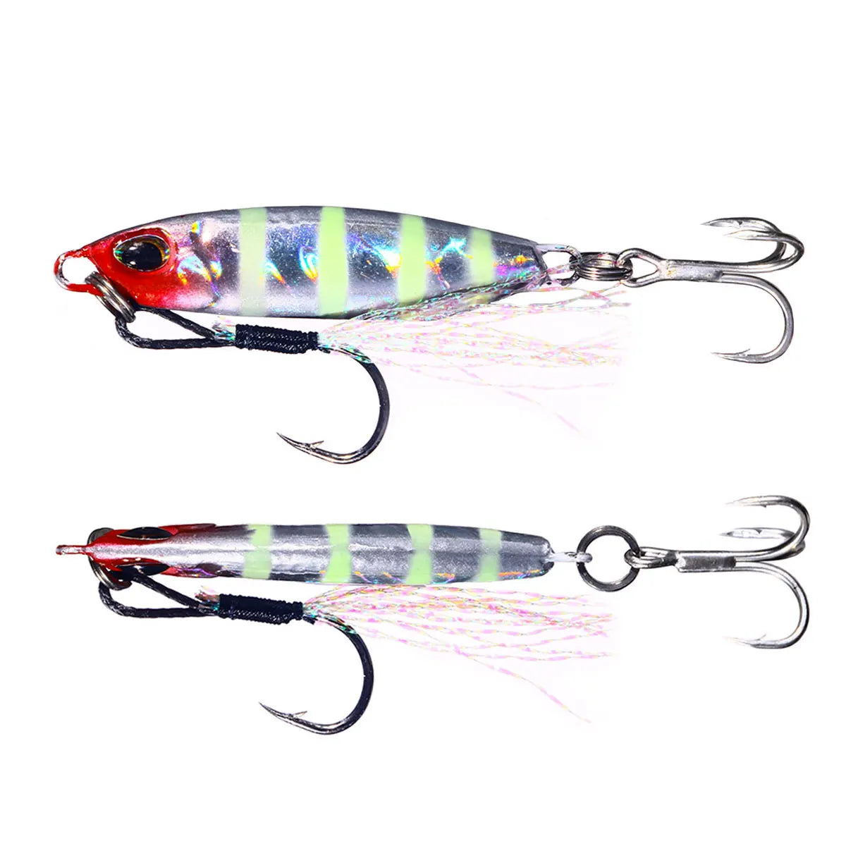 16G 32G Sinking Lead Jigging Fishing Lure Deep Sea Trolling Boat Fishing Saltwater Metal Jig Lure