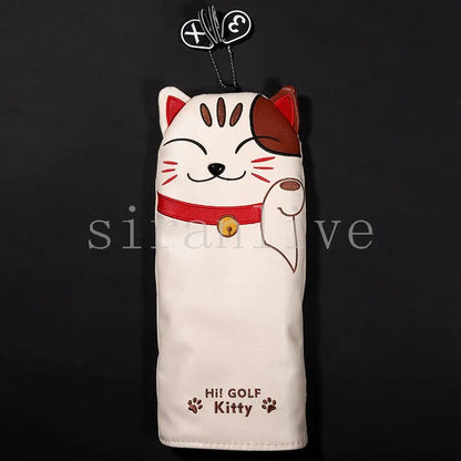Money Cat PU Leather Golf Headcovers