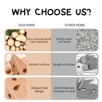 Baby Montessori Toys Activity Wooden Cheese Toys Travel Lacing Game  Early Learning Education Toys Montessori Teaching Aids Toy