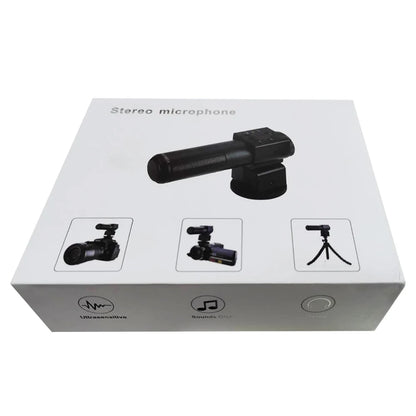 KOMERY Camera and Video Microphone Professional Studio Digital Video Stereo Recording 3.5mm Microphones for Camera for Canon