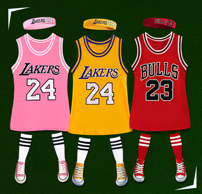 Dropshipping Cheap High Quality  Quick Dry Fashion FOR Adults and Children Basketball Jersey Dresses
