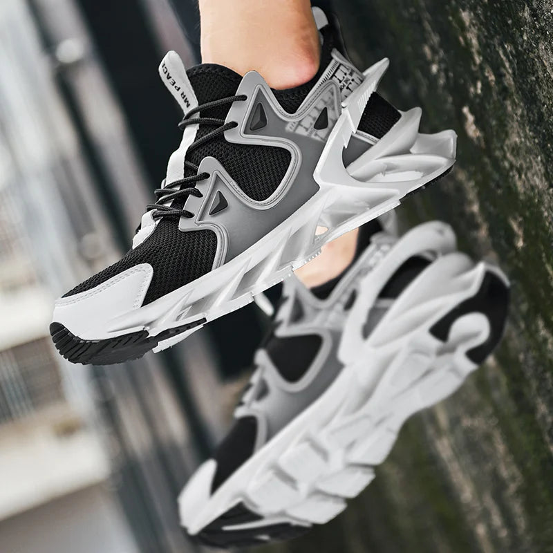 Fashion Shoes Mens Blade Running Shoes for Men Cushion Sneakers Mesh Athletic Sports Jogging Gym Walking Shoes