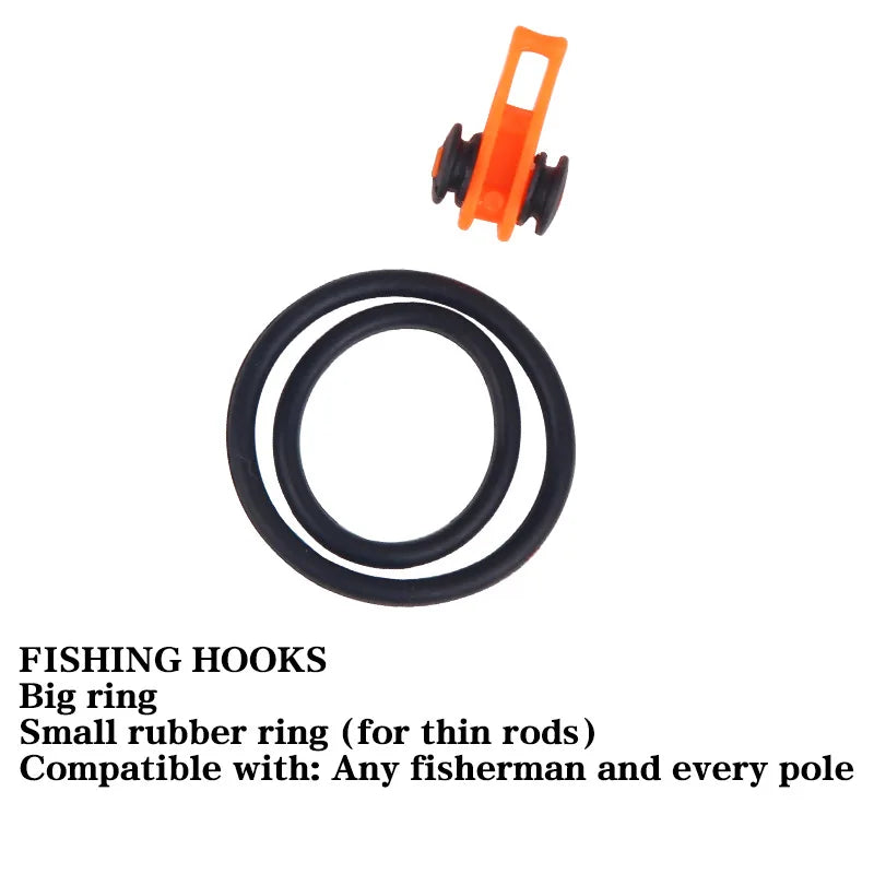 10 Set Plastic Fishing Hook Keeper Holder Hooks Keeper for Fishing Rod Pole Fishing Lures Bait Safety Holder Fishing Accessories