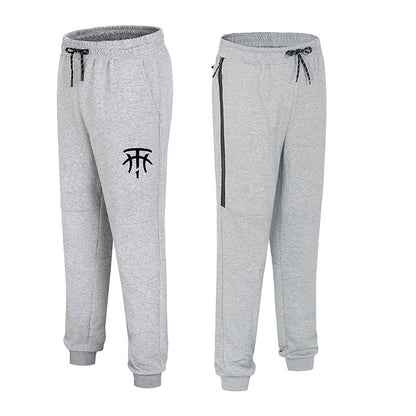 Wholesale Customized Basketball Training Pants Men'S Spring and Autumn Thin Zipper Cotton Casual Pants