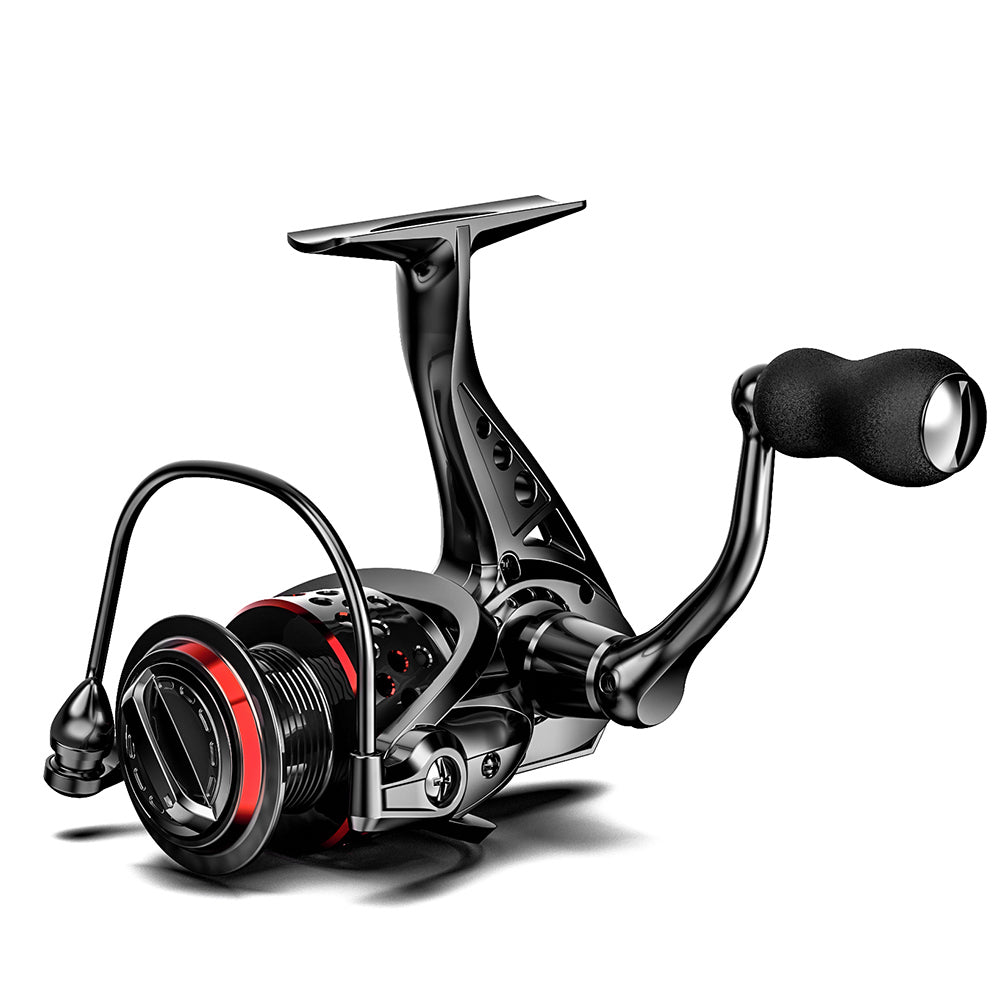 Ashconfish Wheel Saltwater Fishing Reel 2000 3000  5000 Series Fishing Tackle Carp Double Loading Spinning Fishing Reels
