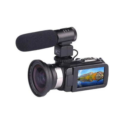 4K Camera 1080P Wifi Digital Video Camera 3.1 Inch IPS Touch Screen HD Vlogging for YouTube 18X Digital Zoom