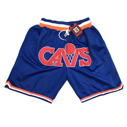 Embroidery Basketball Shorts Retro Sweat Vintage Bulls Magic Heat All Star Basketball Wear Shorts Zipper Pockets Just Men Don