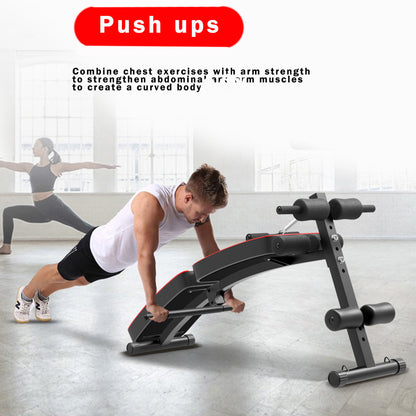 Folding and Portable Sit-Up Board Multifunctional Abdominal Muscle Plate Abdomen Exercise Fitness Equipment