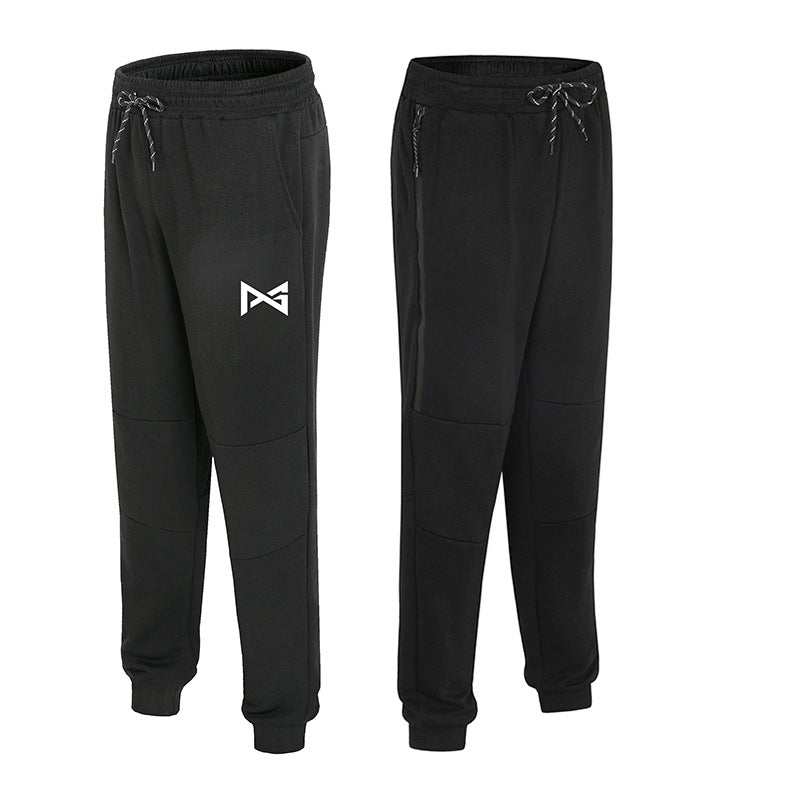 Wholesale Customized Basketball Training Pants Men'S Spring and Autumn Thin Zipper Cotton Casual Pants