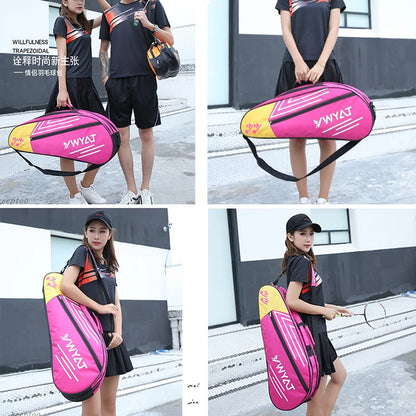 Tennis Backpack Tennis Racket Cover Bag Badminton With Shoes Compartment Thicken Waterproof Raquete Tenis Shoulder Bag Men
