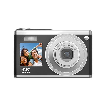 Winait 60MP Digital Camera 10x Optical Zoom With Dual Display Home Use Digital Still Compact Camera