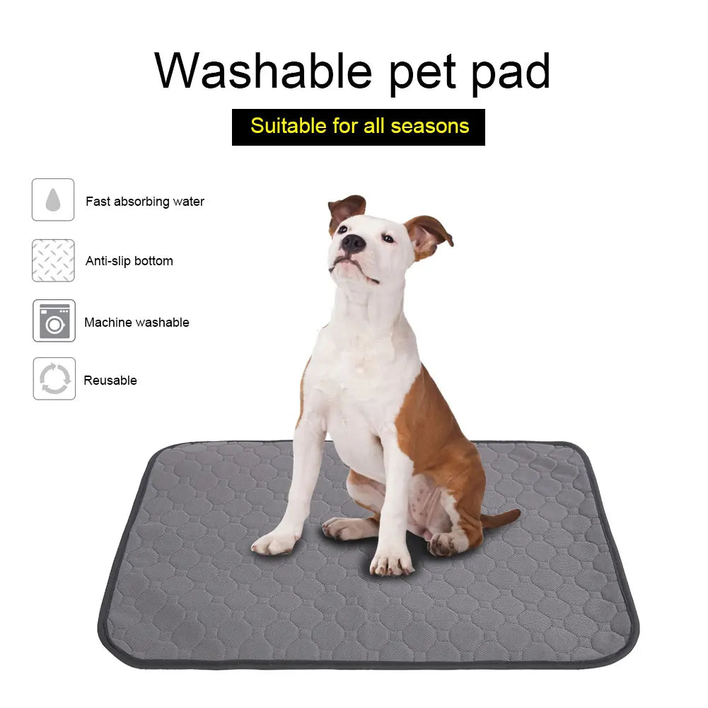 Dog Mat Waterproof Reusable Washable Dog Pee Pads for Dog Cat Fast Absorbing Pads Sofa Mattress Protector Cover for Travel