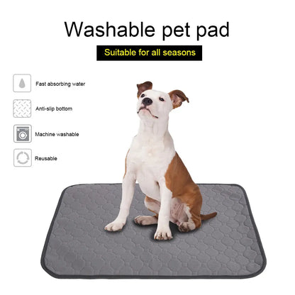 Dog Mat Waterproof Reusable Washable Dog Pee Pads for Dog Cat Fast Absorbing Pads Sofa Mattress Protector Cover for Travel