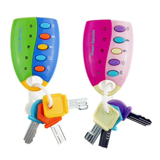 Baby Toy Musical Car Key Vocal Smart Remote Car Voices Pretend Play Educational Toys for Children Baby Music Toys
