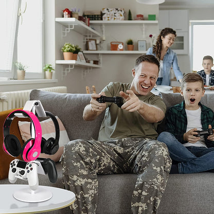 Game Controller Holder Storage Management Gamepad Bracket Compatible With PS5 Has Multiple Adjustable Heights