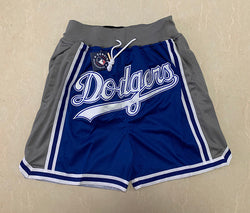Embroidery Basketball Shorts Retro Sweat Vintage Bulls Magic Heat All Star Basketball Wear Shorts Zipper Pockets Just Men Don