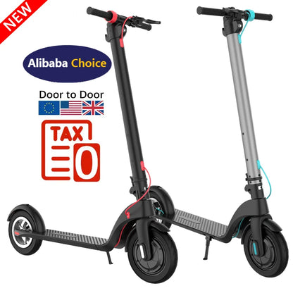 Europe USA Warehouse X7 Foldable Electric Scooter 250W Motor Scooter Electrique Adult Max Range 25KM Standing Scooter Electrico