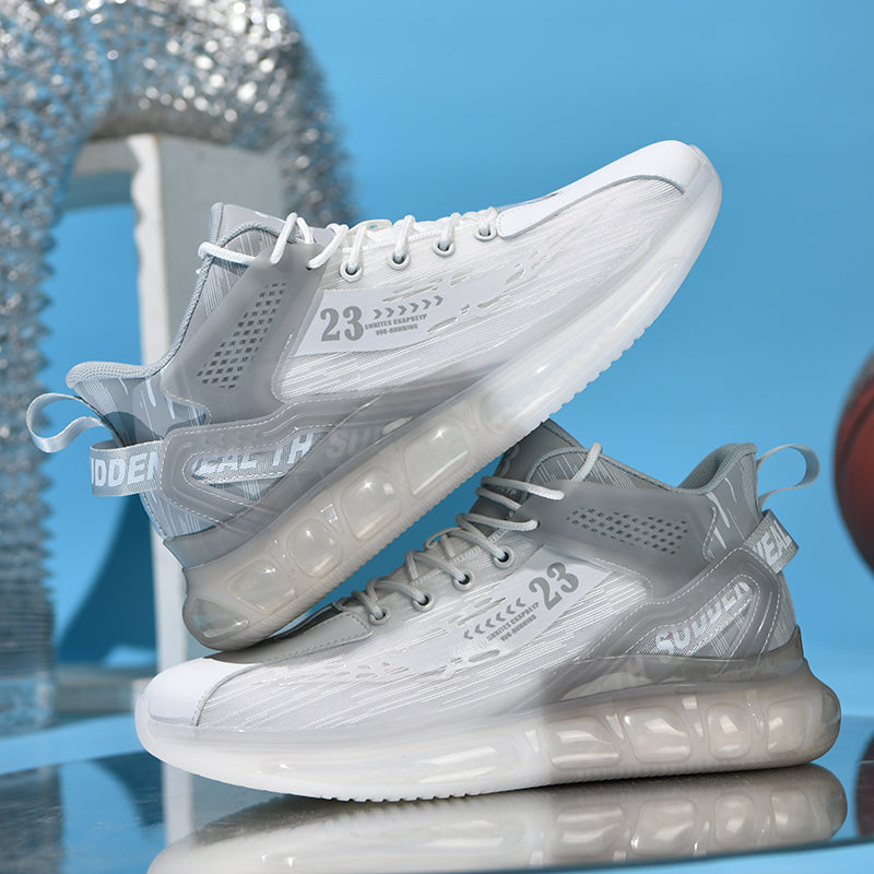 Popular Soft Shoes Unisex Basketball Shoes Oem Service, Newest Style Sneakers and Street Basketball Shoes Men