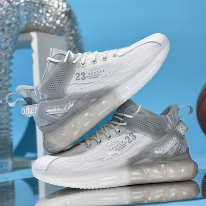 Popular Soft Shoes Unisex Basketball Shoes Oem Service, Newest Style Sneakers and Street Basketball Shoes Men