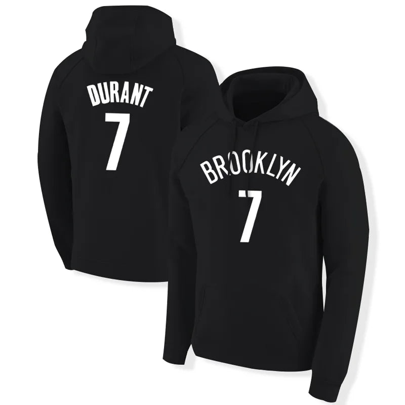 Wholesale Customized Basketball Net Durant Sportswear Sweatshirt Hoodie Men's James Scobie Curry George Thin Basketball Hoodie