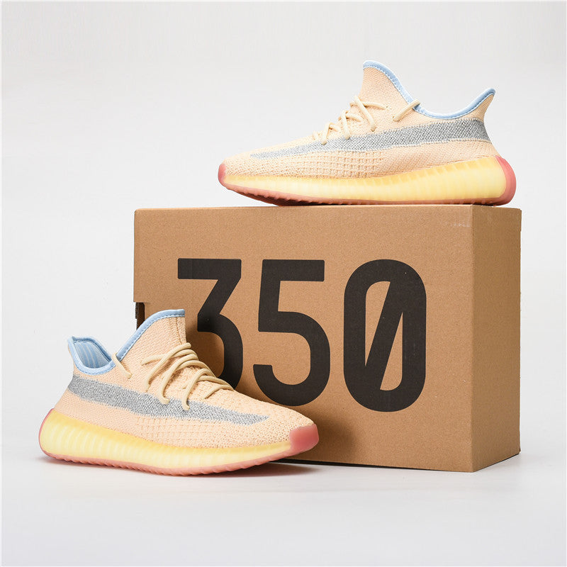 2022 Spring Yeezy 350 V2 New Breathable Trend Casual Shoes Sneakers Lightweight Sports Shoes Men's Casual Shoes