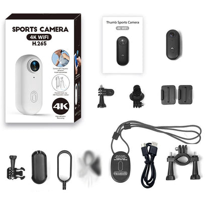 2026 Digital Video Recorder Mini Body Camera Small Thumb Camera 4K Action Camera With Wifi