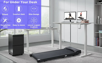 Home Use Under Desk Treadmill Cardio Exercise Fitness Equipment Electric Life Treadmill Portable Running Machine