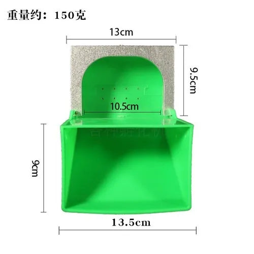 5PCS Rabbit Feeder Box Hopper Rabbit Cage Rex Rabbit Anti Pickling Feed Trough Feeders Automatic Farm