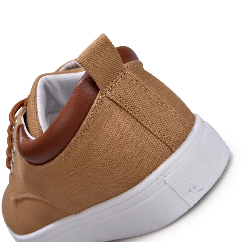 Fashion Canvas Men's Sneakers Black Lace Up Sping Shoes 2024 Classic Casual Vulcanized Shoes Size 46 47 Mens Spring Sport Shoes
