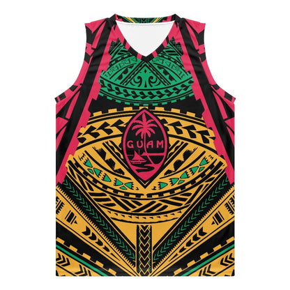 Sport Tank Top Men Basketball Jersey Clothes Polynesian Black and White Tribal Tattoo Totem Custom Sublimated Basketball Jersey