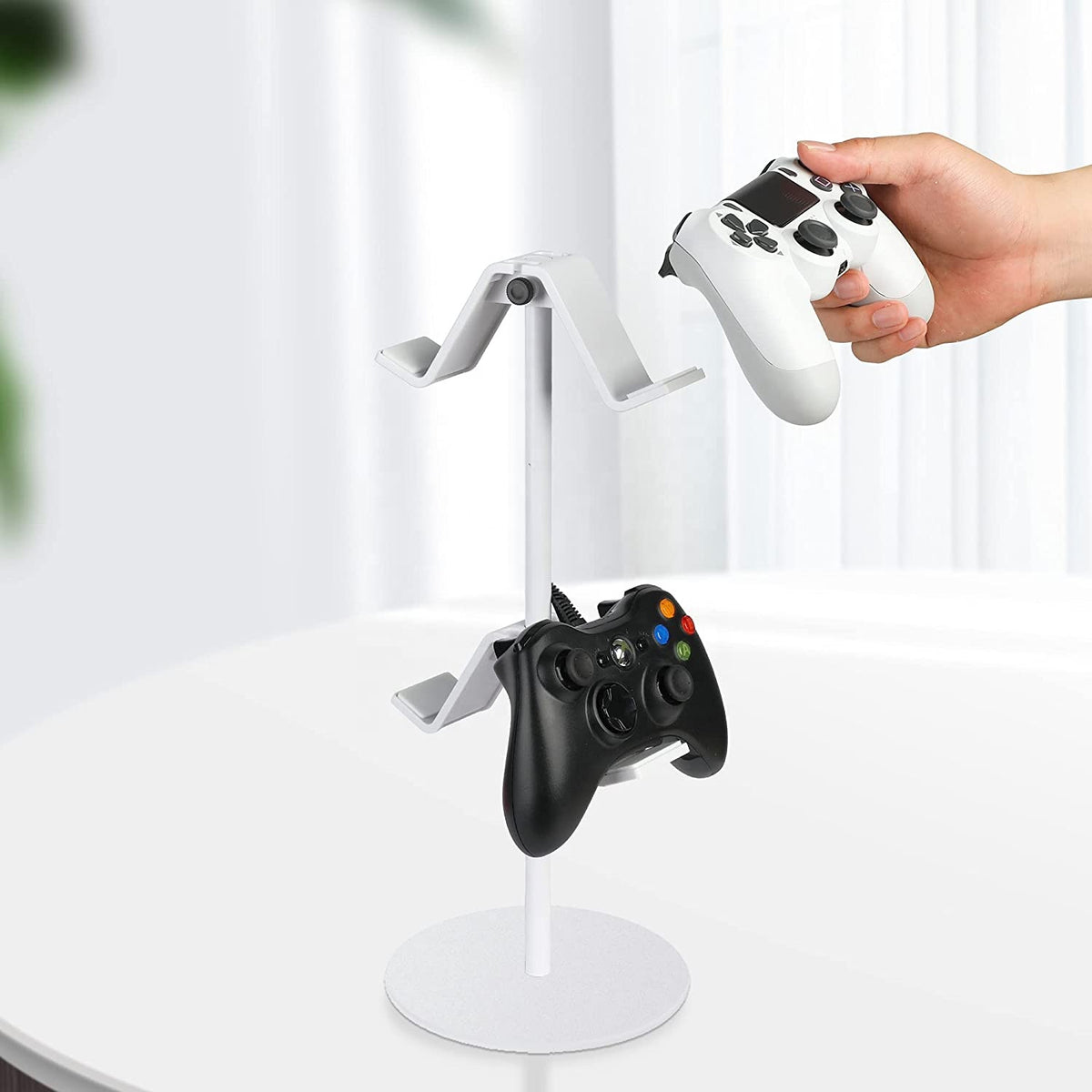 Game Controller Holder Storage Management Gamepad Bracket Compatible With PS5 Has Multiple Adjustable Heights