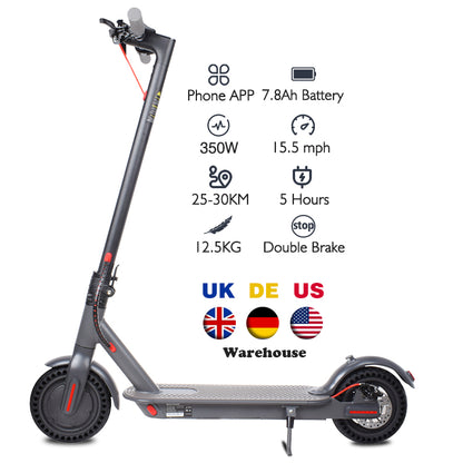 350W Smart APP Scooter Electric Foldable Electric Mobility Scooter 7.8AH Self Balancing Electric Scooters