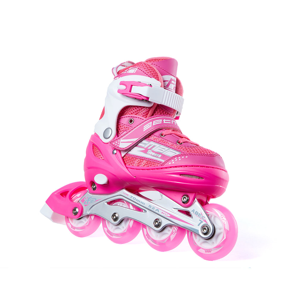 EACHkids Inline Roller Skates Shoes 4 PU Wheels Flashing Skates Wholesale for Kids Beginner