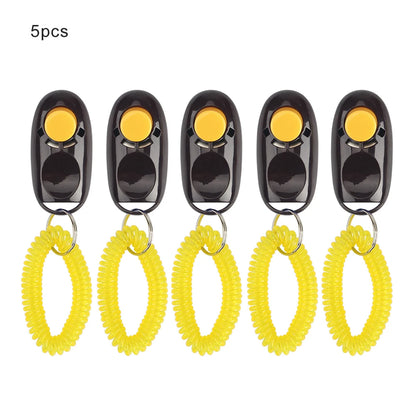 5pcs Dog Clicker Toys Pet Tranining Clicker Obedience Dog Cat Training Trainer