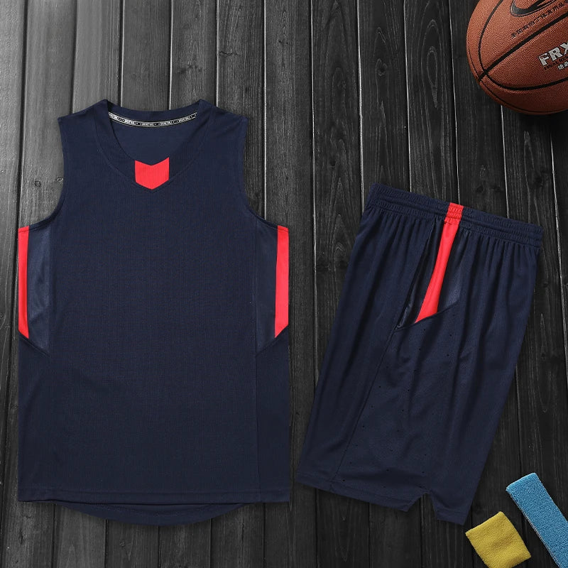China Factory Basketball Sportswear Breathable Men Basketball Uniform Custom