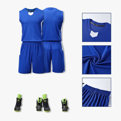 China Factory Basketball Sportswear Breathable Men Basketball Uniform Custom