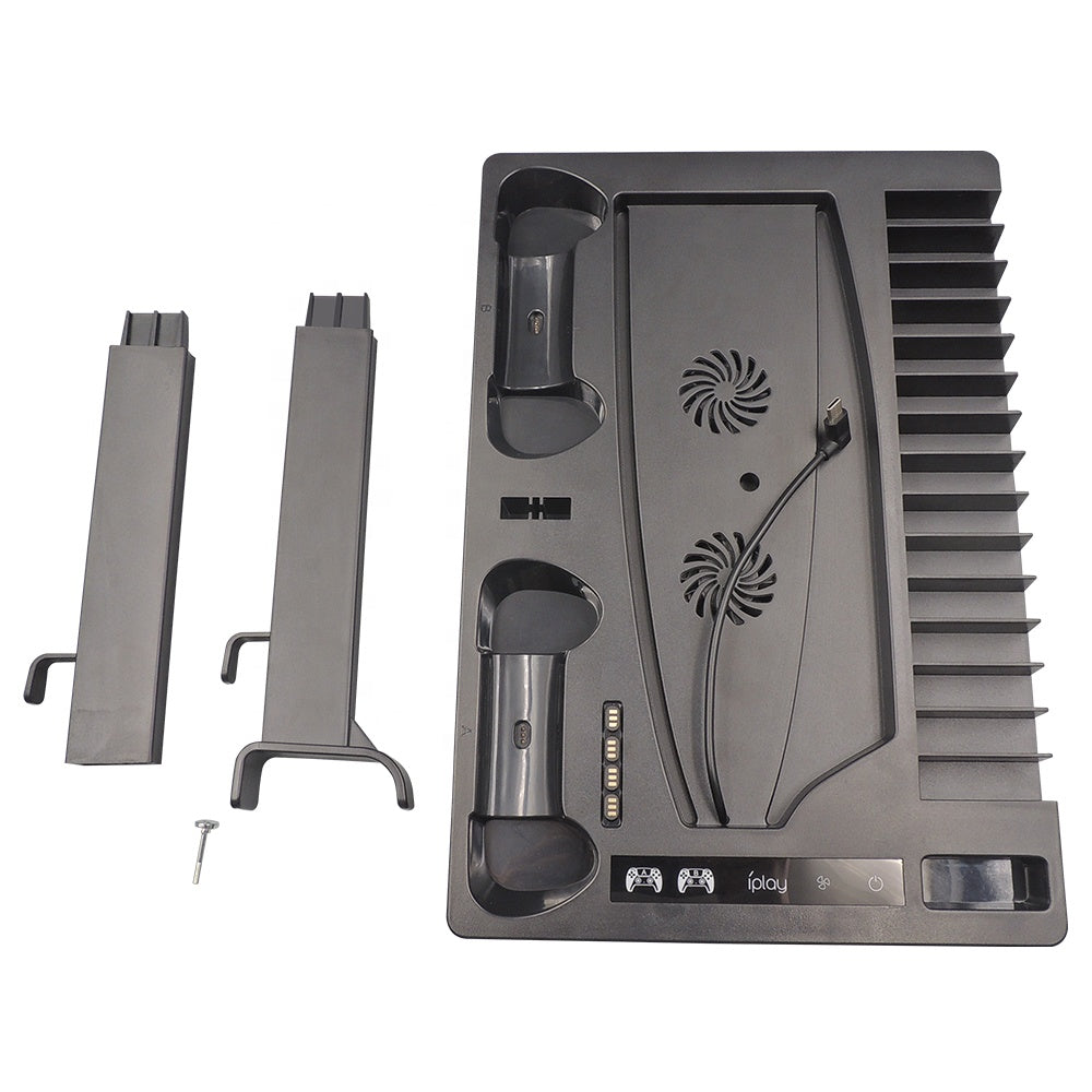 Multi-Function PS5 Console Cooling Fan With Charger Station for PS5/Digital Edition