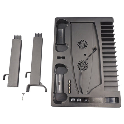 Multi-Function PS5 Console Cooling Fan With Charger Station for PS5/Digital Edition