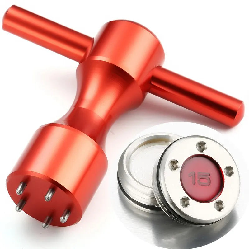 New Custom Red Sliver Number Weights for Scotty P