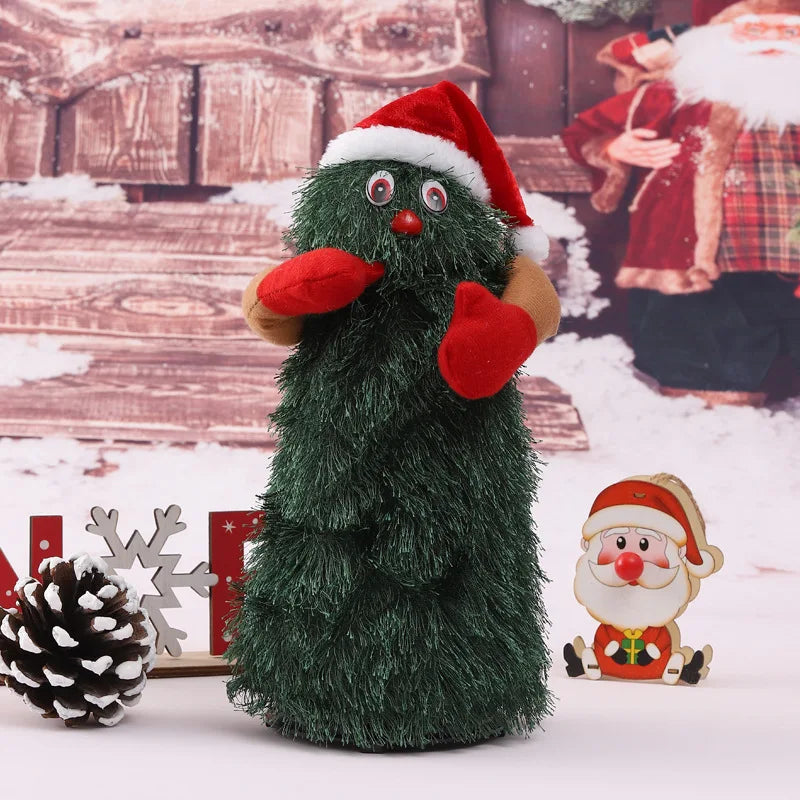 Dropshipping Santa Claus Musical Climbing Rope Ladder Electric Musical Toy Ornaments for Holiday Season MOQ 1 Piece