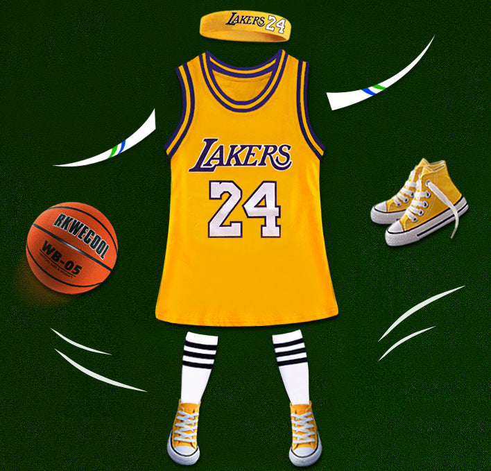 Dropshipping Cheap High Quality  Quick Dry Fashion FOR Adults and Children Basketball Jersey Dresses