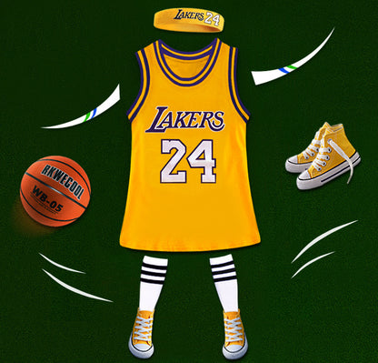 Dropshipping Cheap High Quality  Quick Dry Fashion FOR Adults and Children Basketball Jersey Dresses
