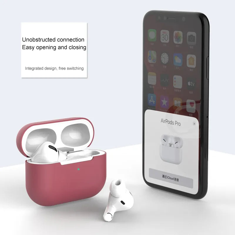 Silicone Protective Case for Apple AirPods Pro and AirPods 3