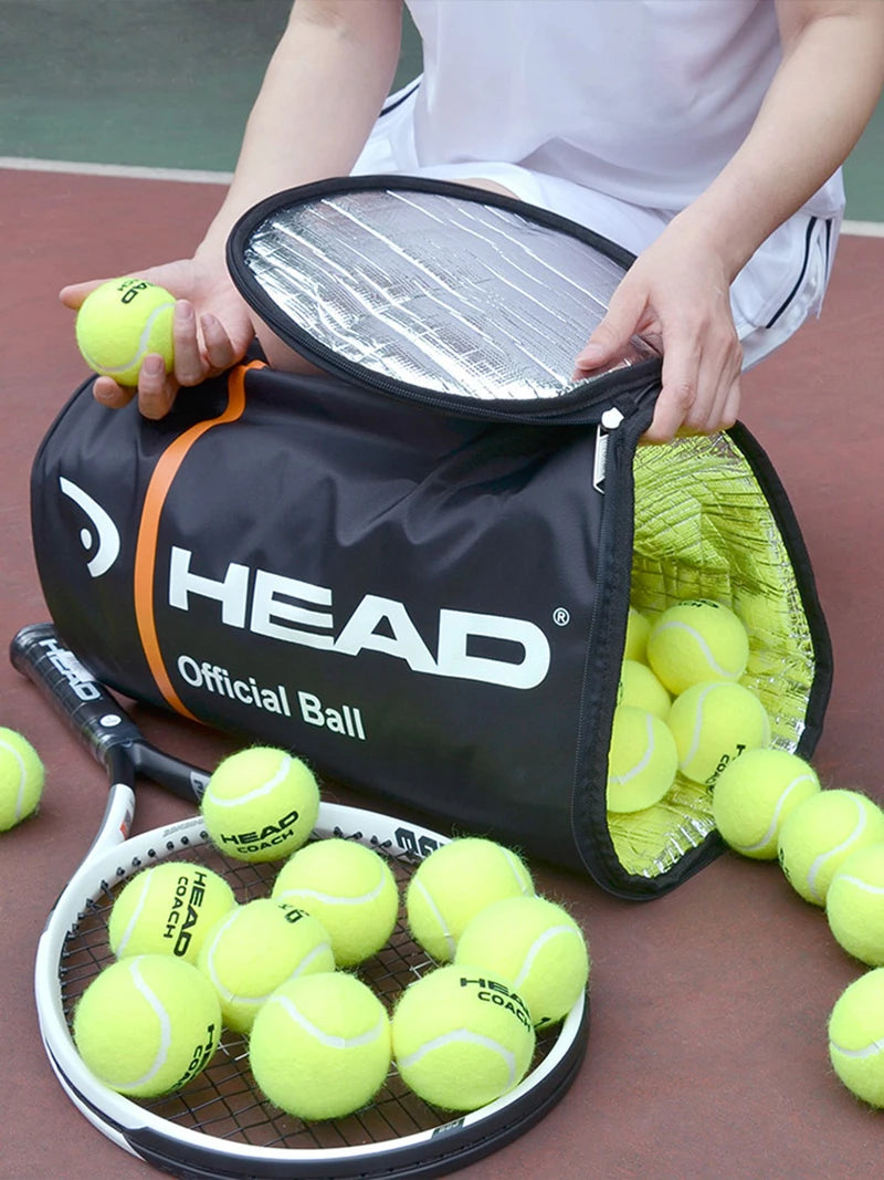 Head Tennis Bag Large Capacity for 70-100 PCS Balls Bucket Bag With Heat Insulation HEAD Tennis Balls Bag Tennis Padel Ball Pack