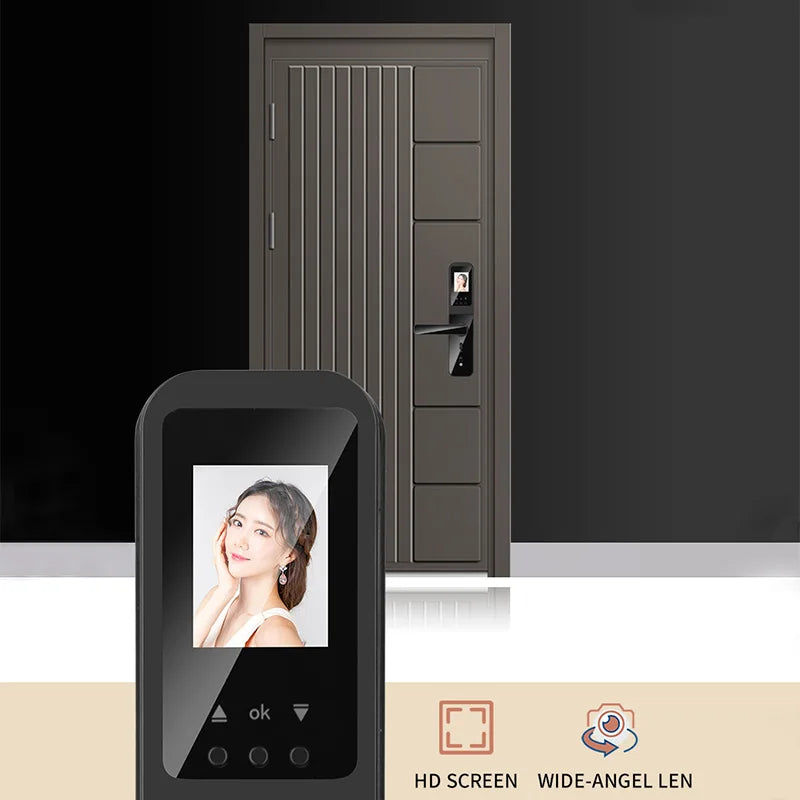 XSDTS Tuya Wifi Digital Smart Door Lock Biometric Fingerprint Unlock With Camera