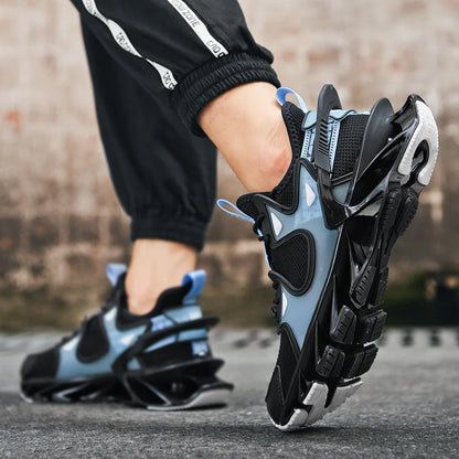 Fashion Shoes Mens Blade Running Shoes for Men Cushion Sneakers Mesh Athletic Sports Jogging Gym Walking Shoes